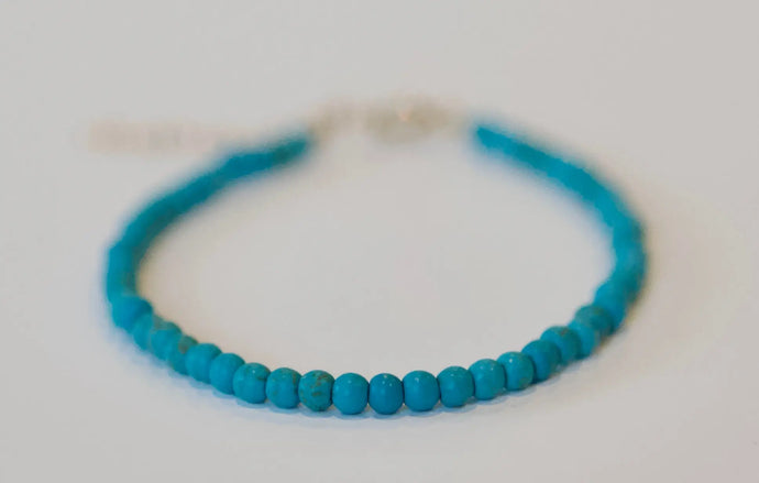 2mm Turquoise Adjustable Bracelet - Image #1